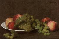 Fantin-Latour, Henri - Peaches and Grapes